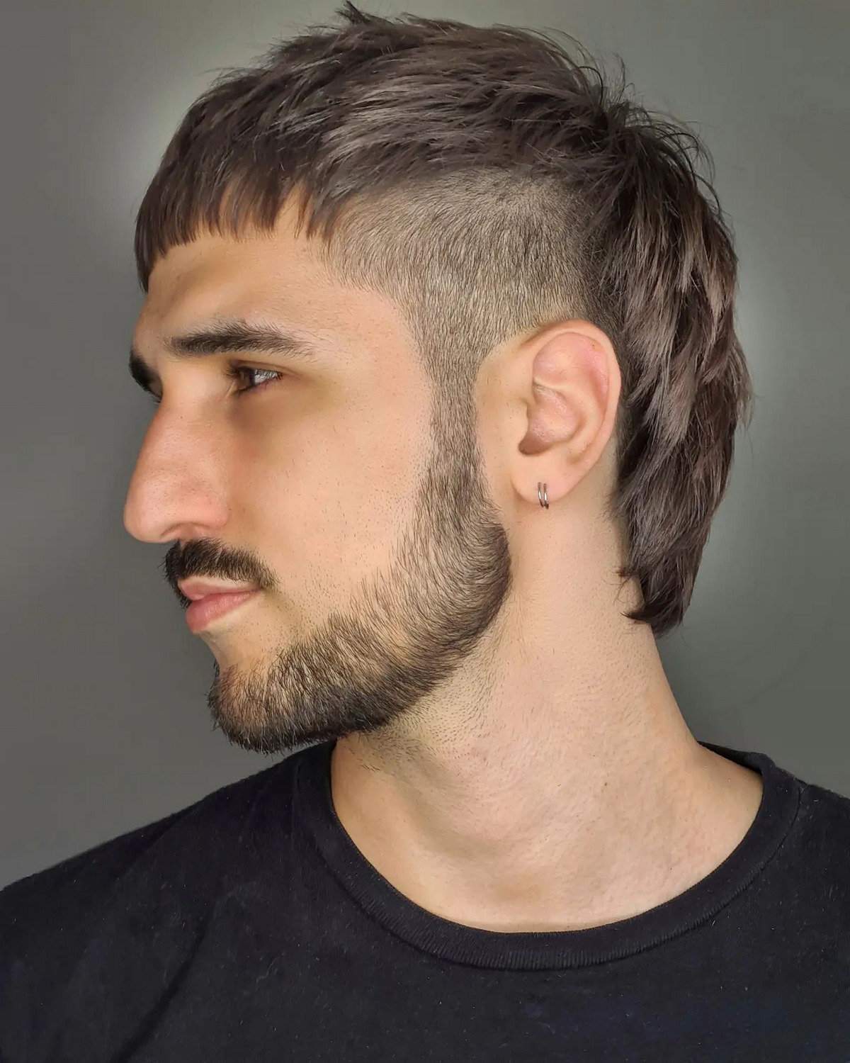 Mullet With Tapered Sides