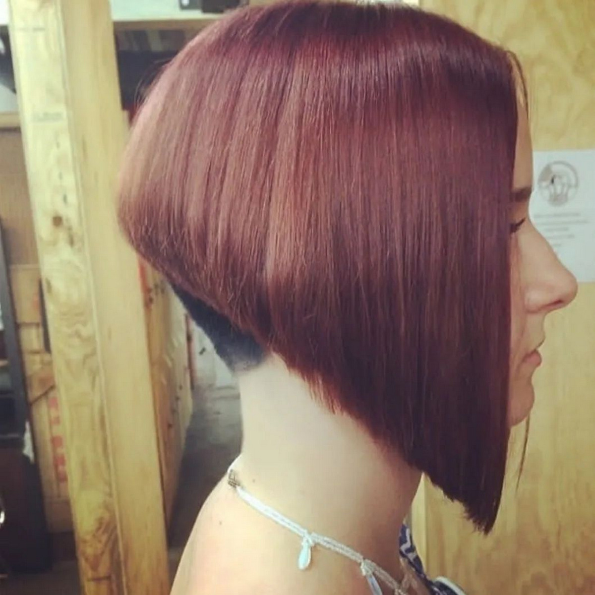 Unsymmetrical Undercut Bob