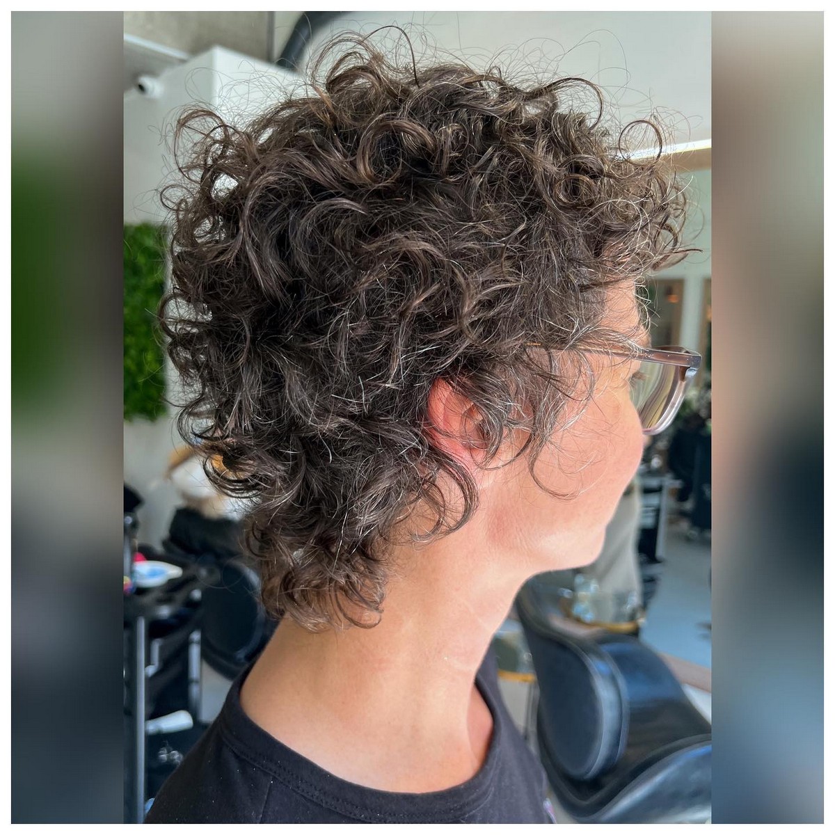 Disheveled Curly Pixie Short Hair