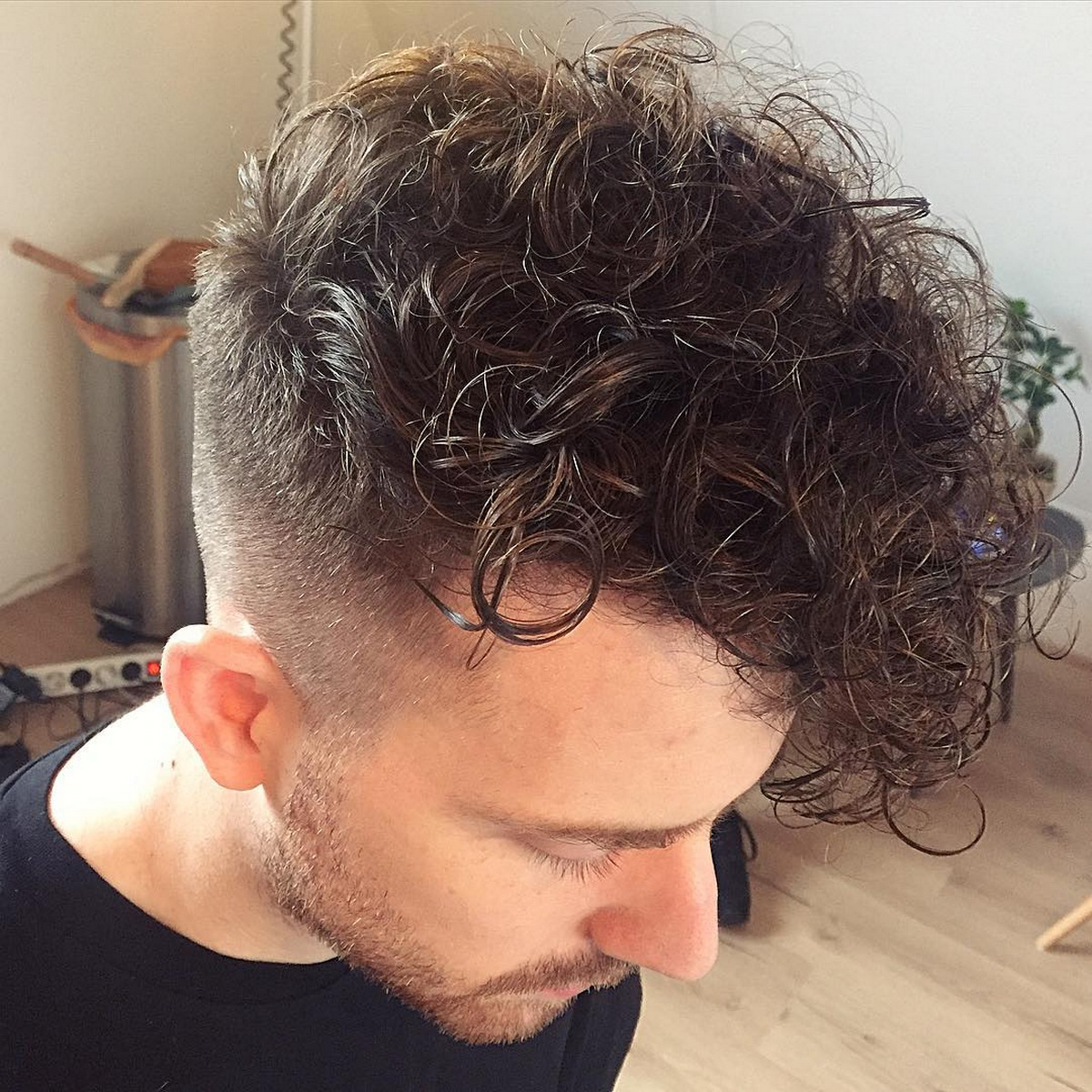 Curly Shadow Fade