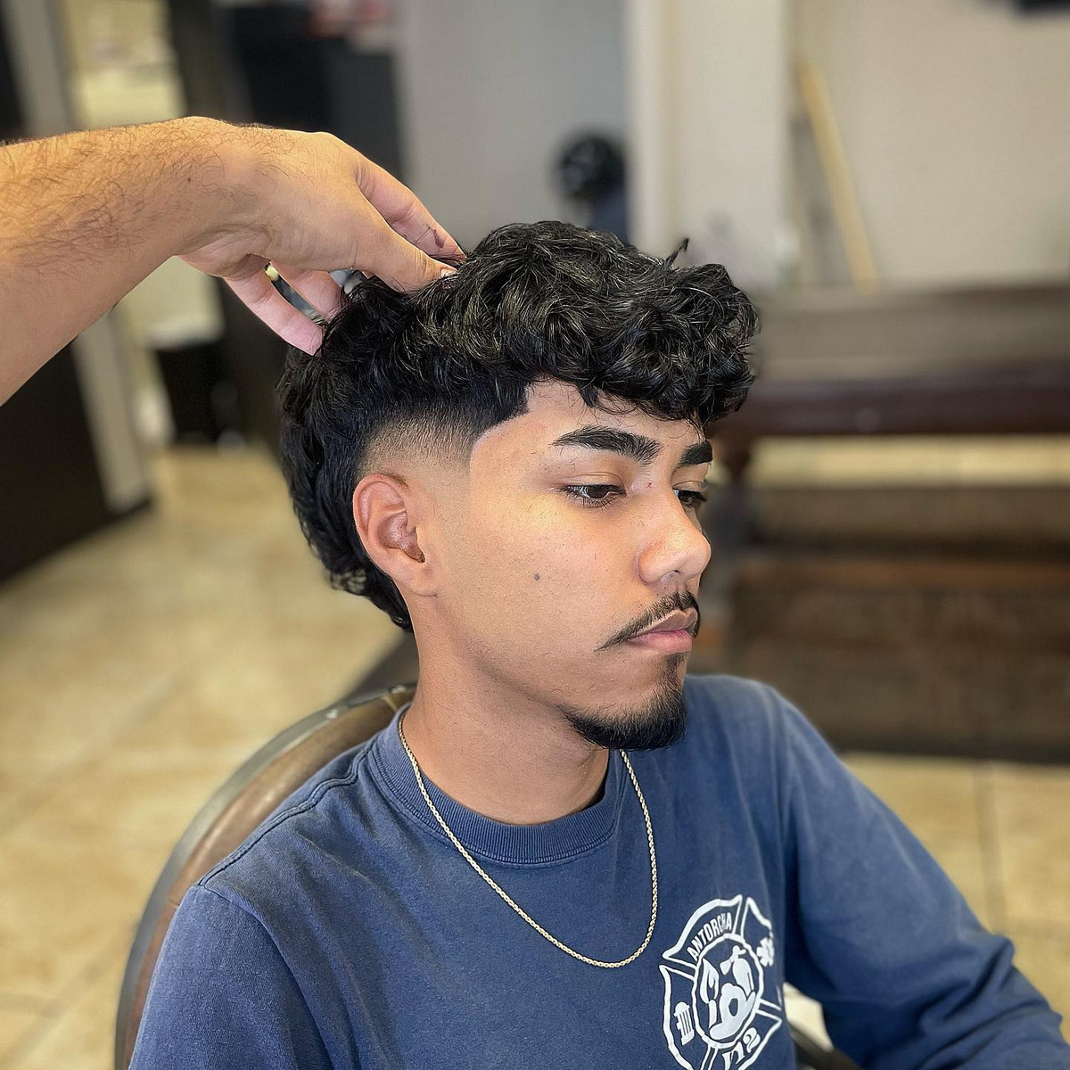 Mohawk With Burst Fade