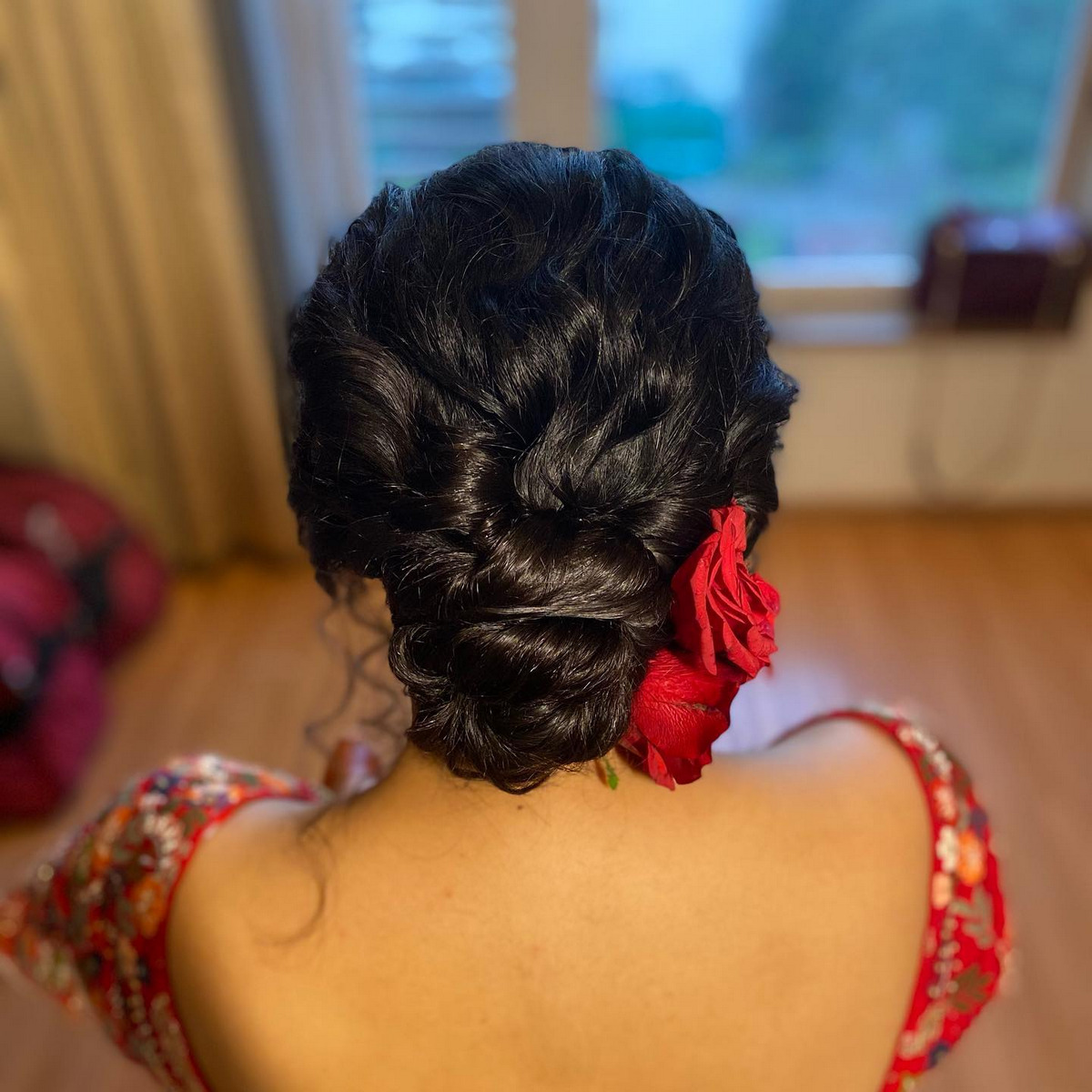  Low Updo Indian