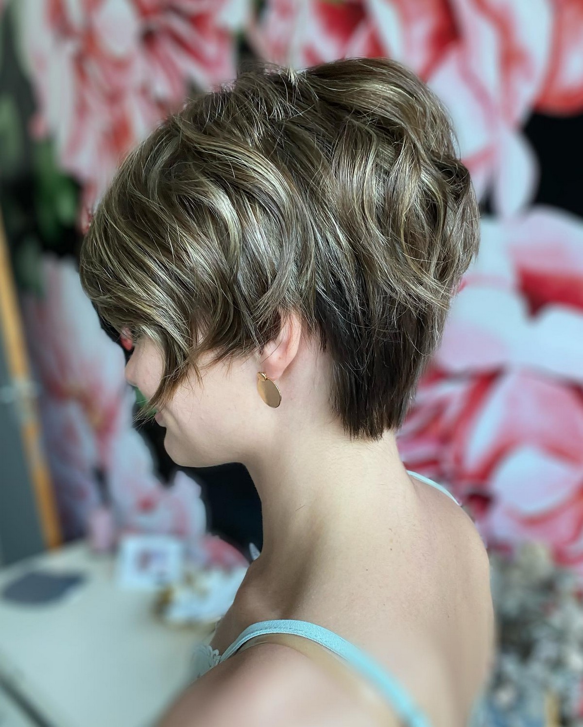 Messy Asymmetrical Pixie Cut