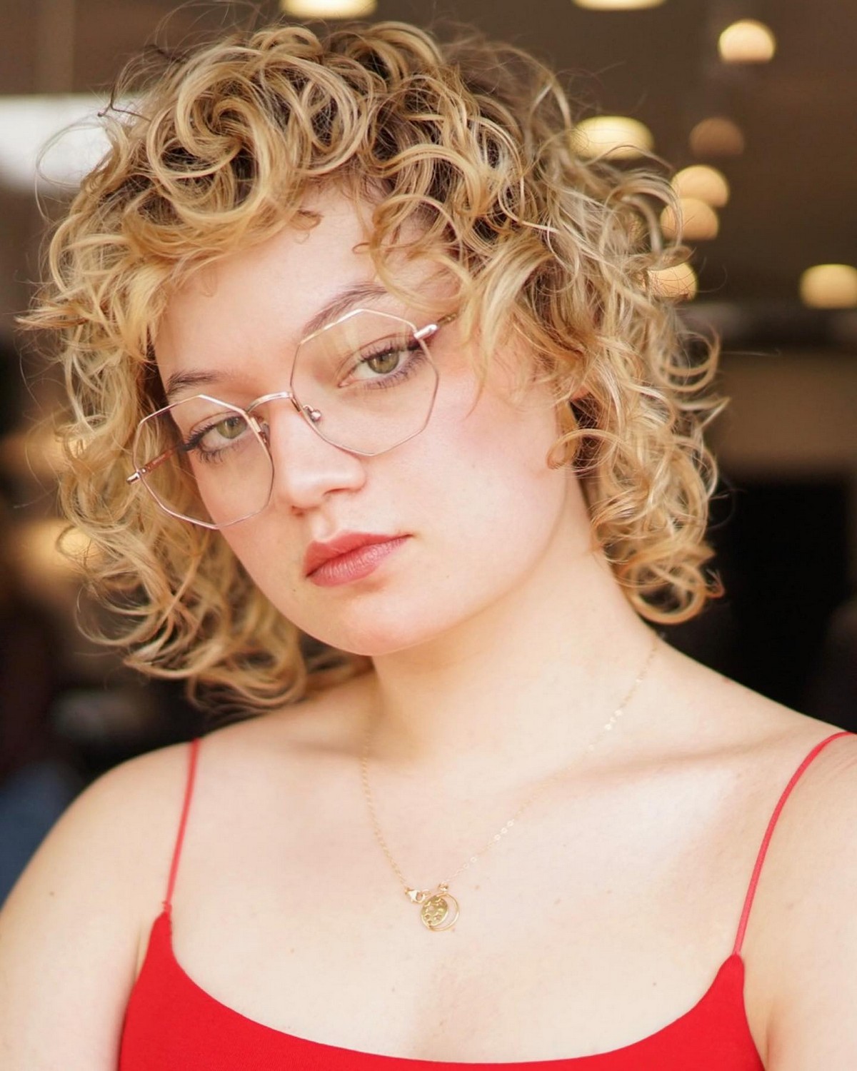 Cute Tight Ringlets on Short Hair