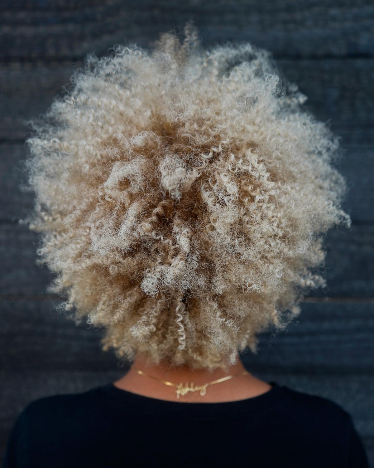 Platinum Blonde Twist Out Hair