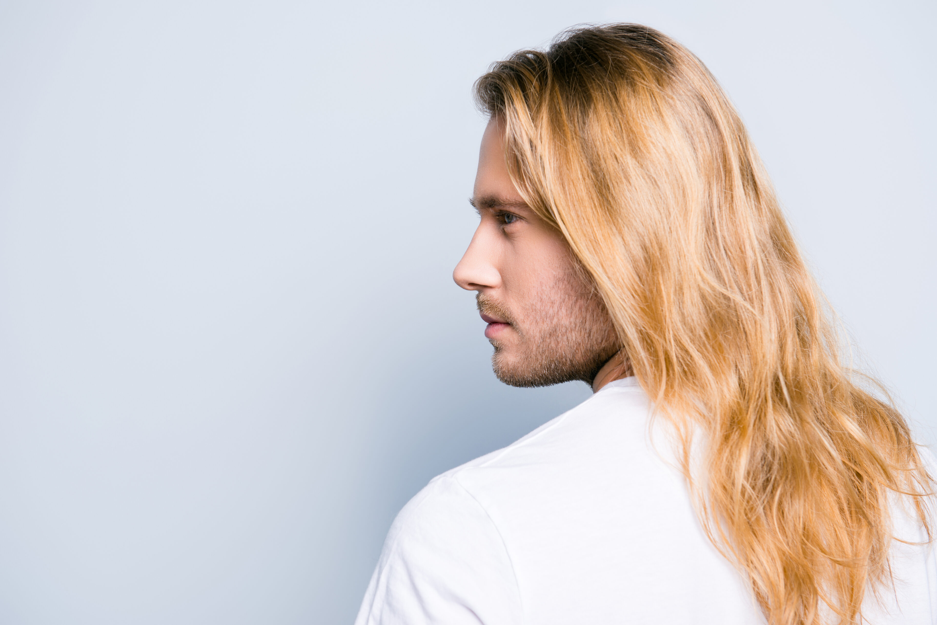 Bright Blonde Soft, Natural Long Hair