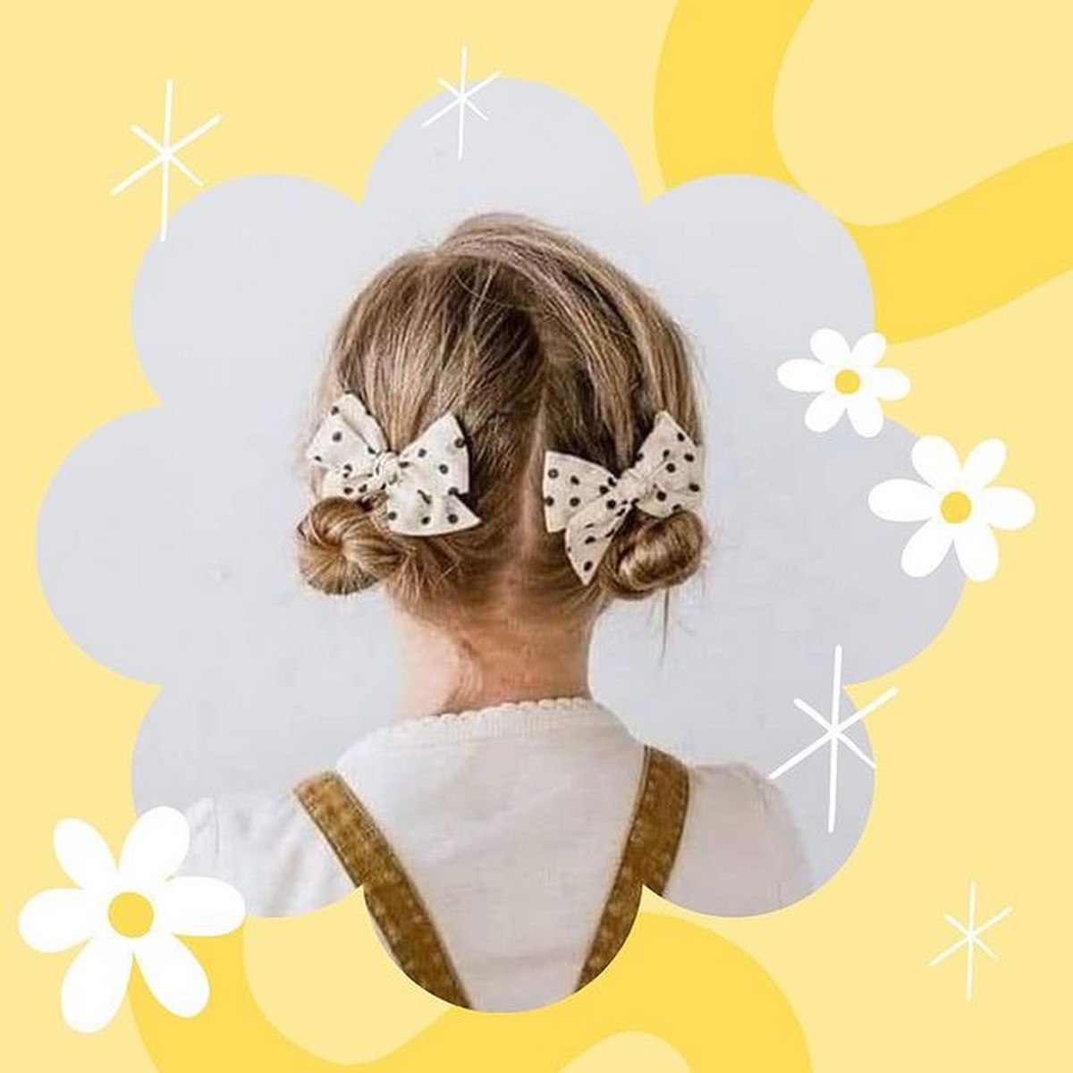 Two Low Bundle Buns With Bows