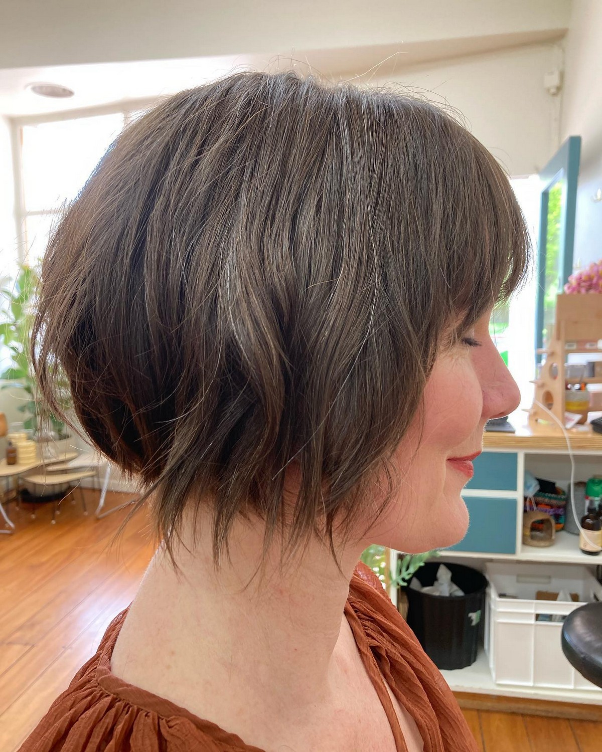 Uneven Shaggy Pixie Bob