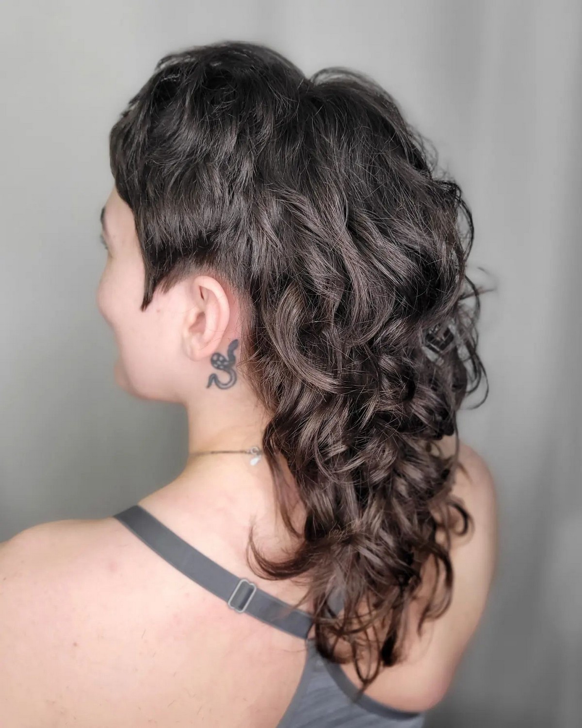 Wolf Cut Curly Mullet