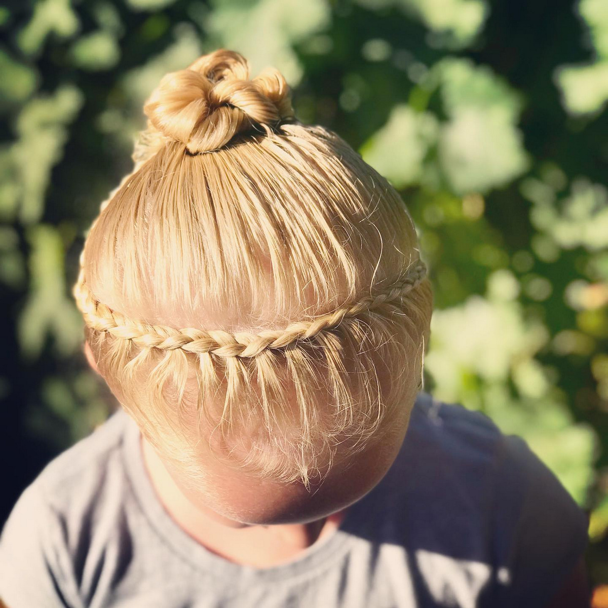 Braided Headband With Bun