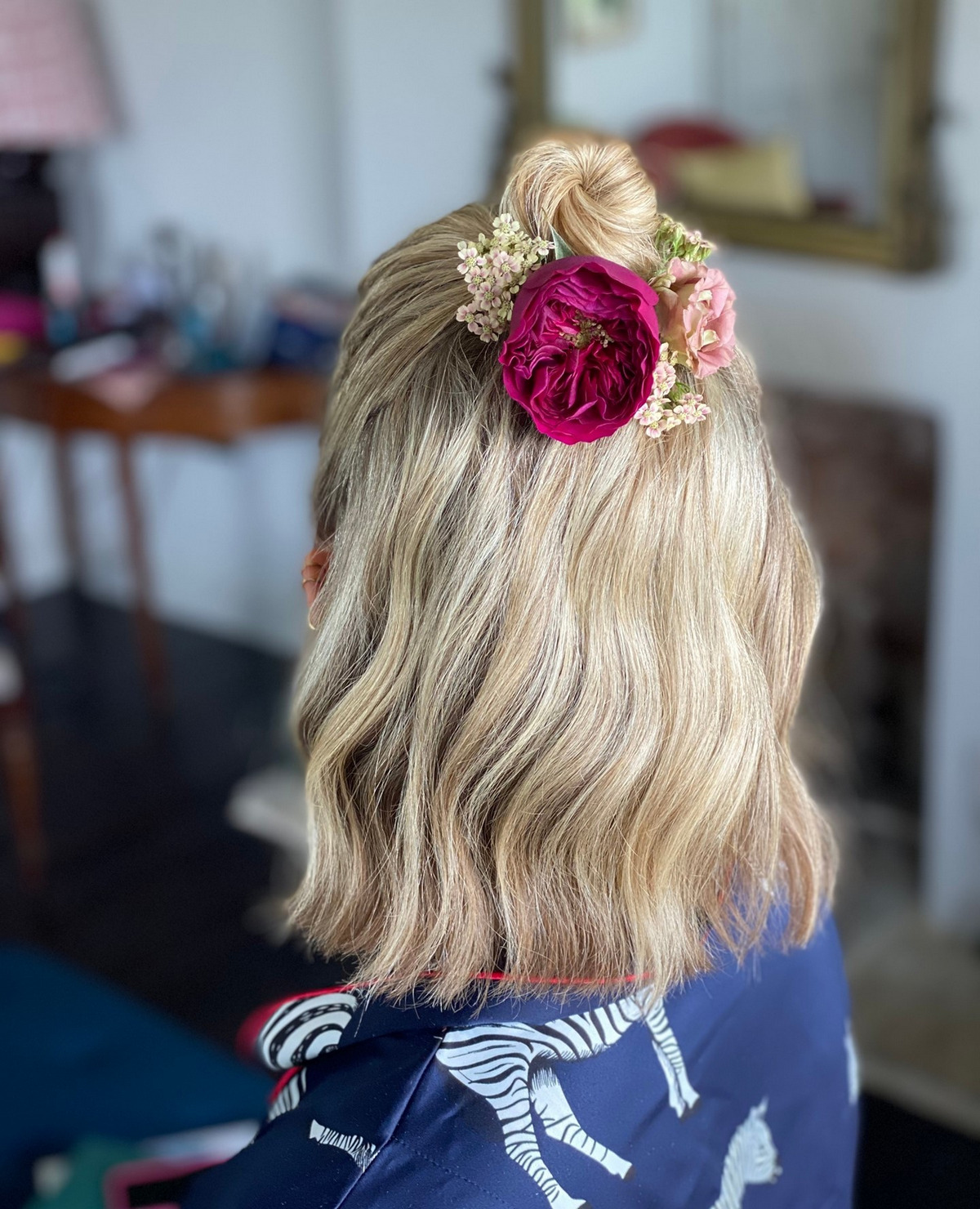 Top Knot Half Updo