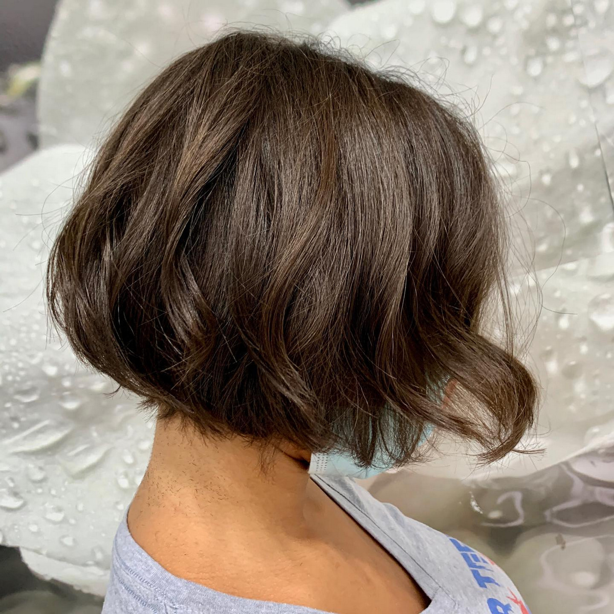 Blunt Bob With Textured Ends