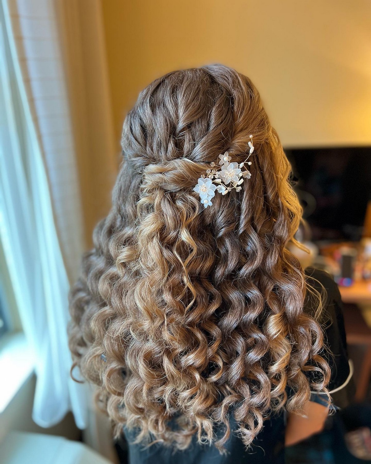 Long Textured Curls