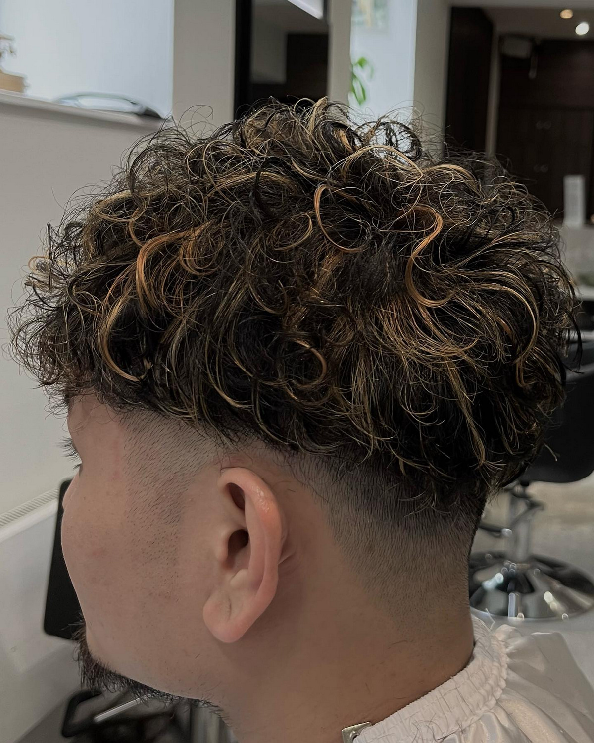 Curly Bowl Cut