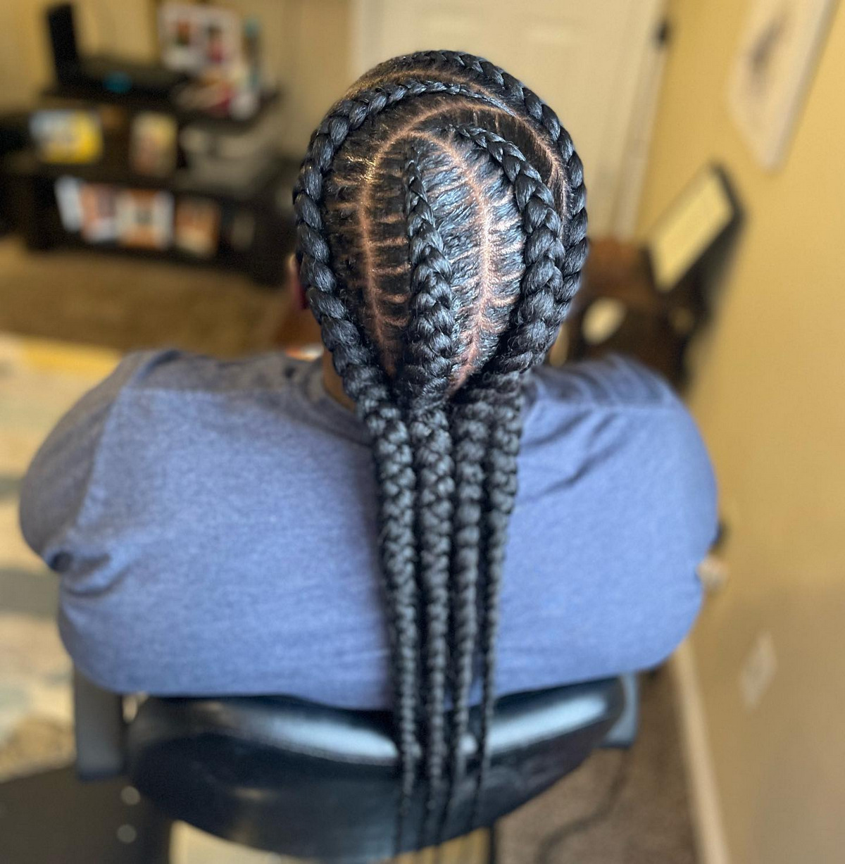 4 Feed-In Braids