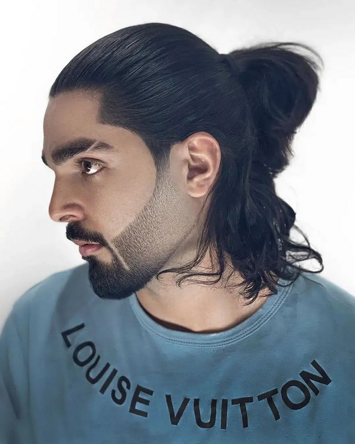 Half Ponytail Black Hair