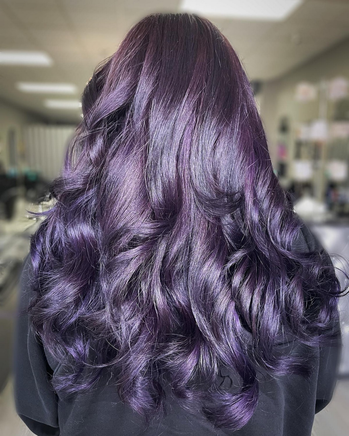 Violet Plum Hair