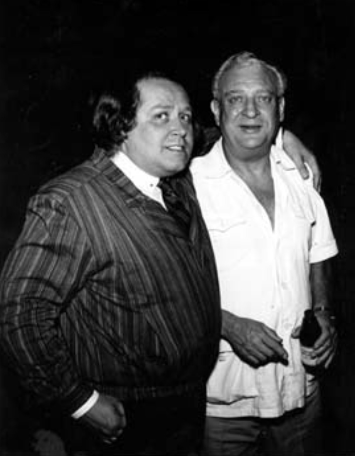 Kinison (left) with Rodney Dangerfield