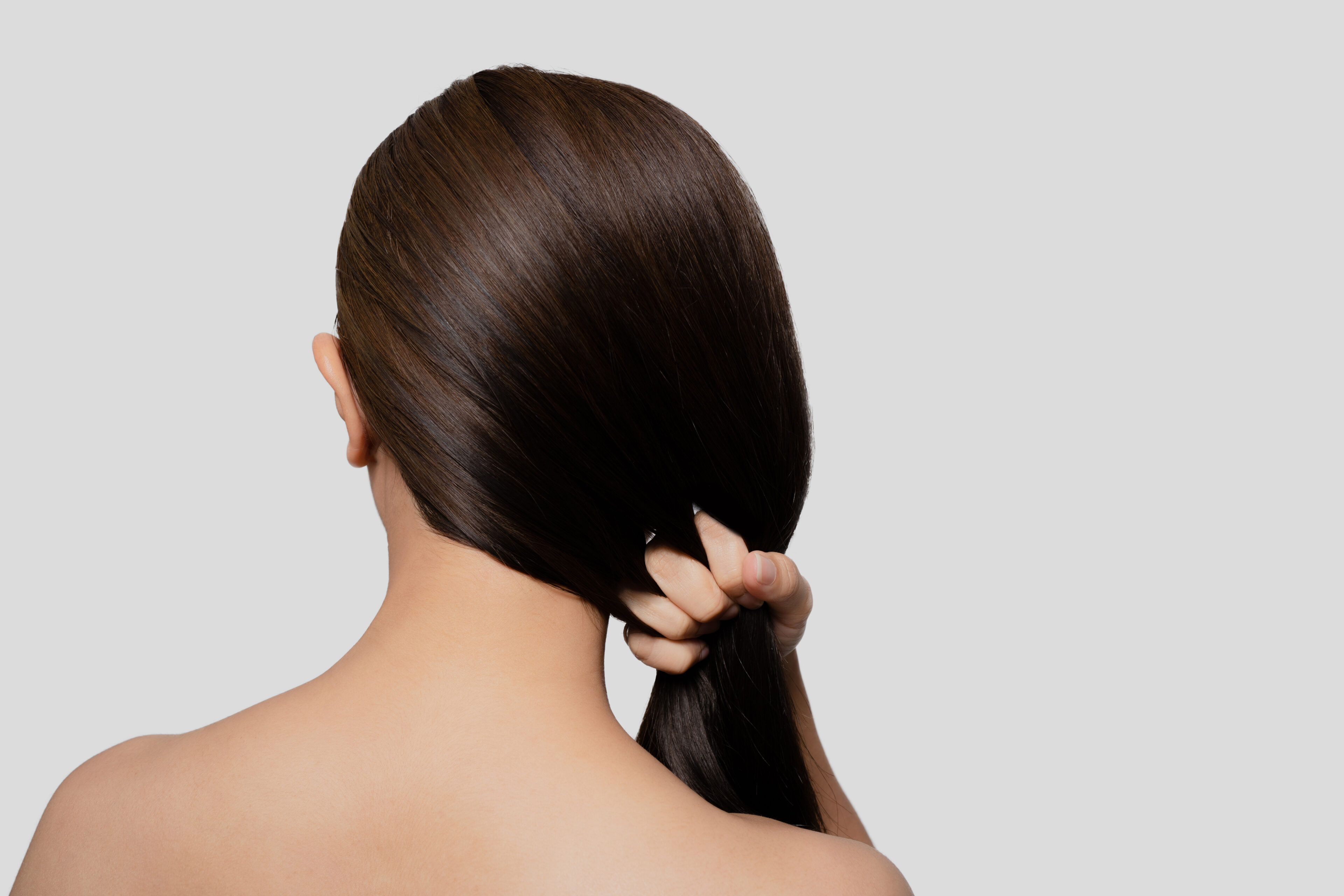 Medium Straight, Thick Hair