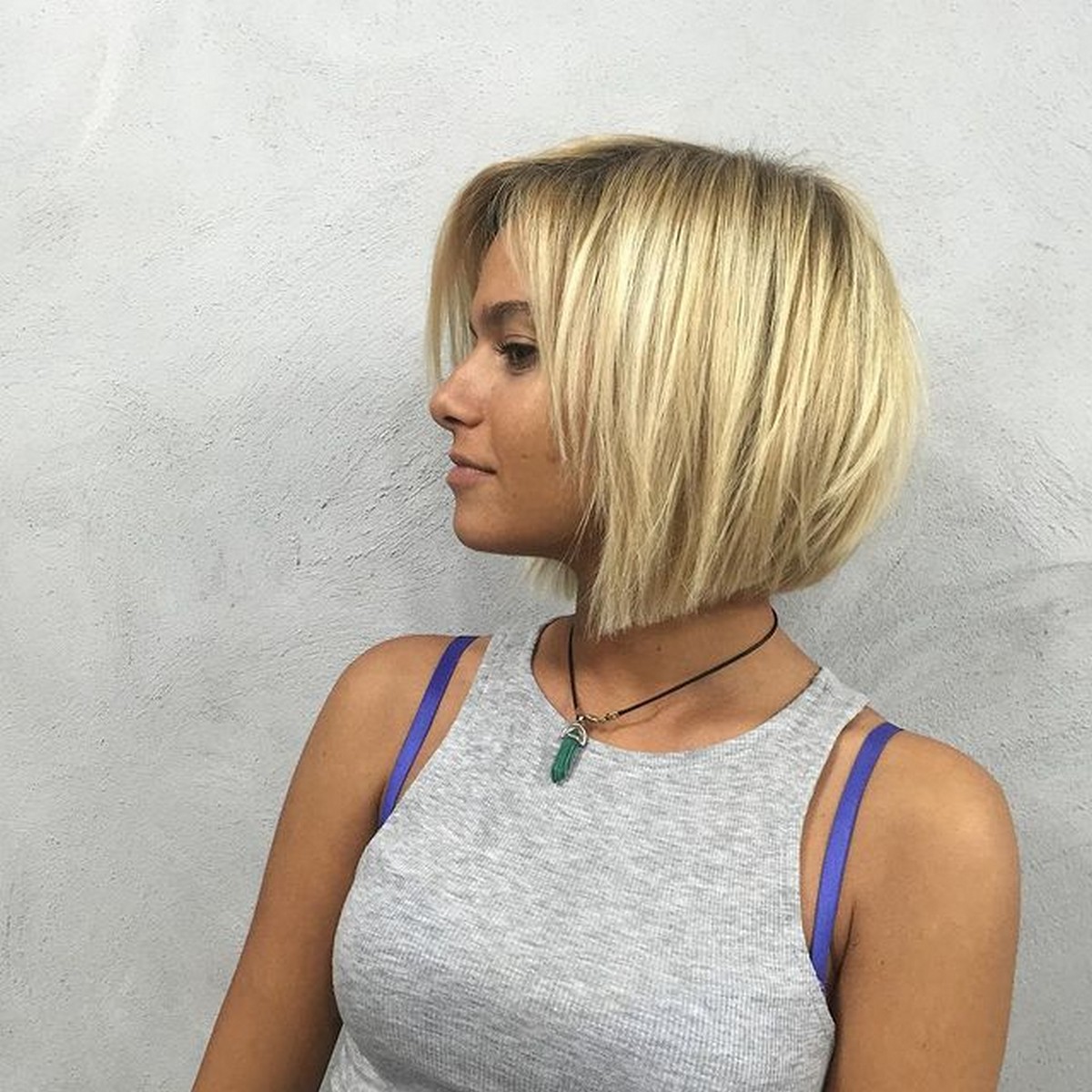 Angled Bob For Fine Hair