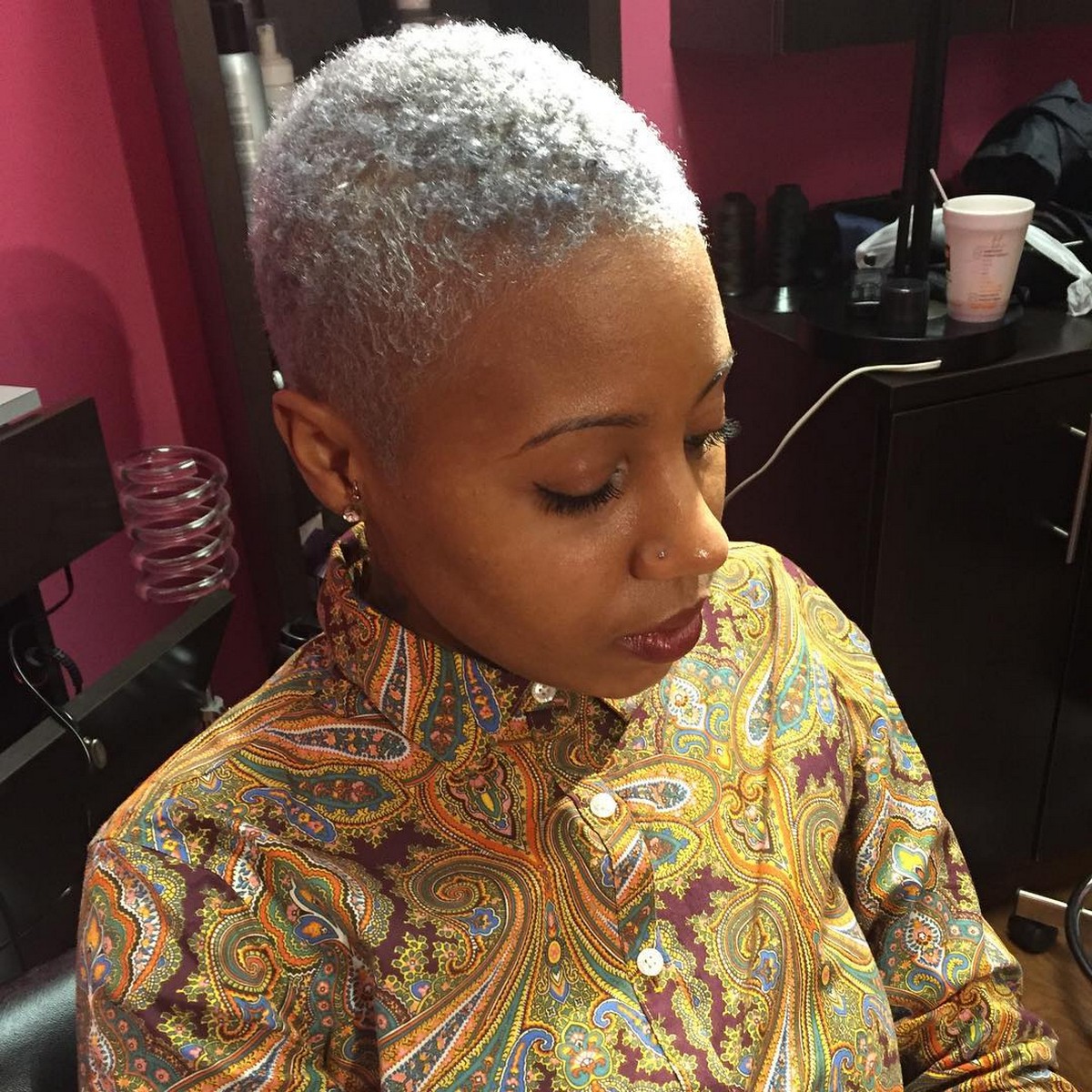 Icy Blonde Hair