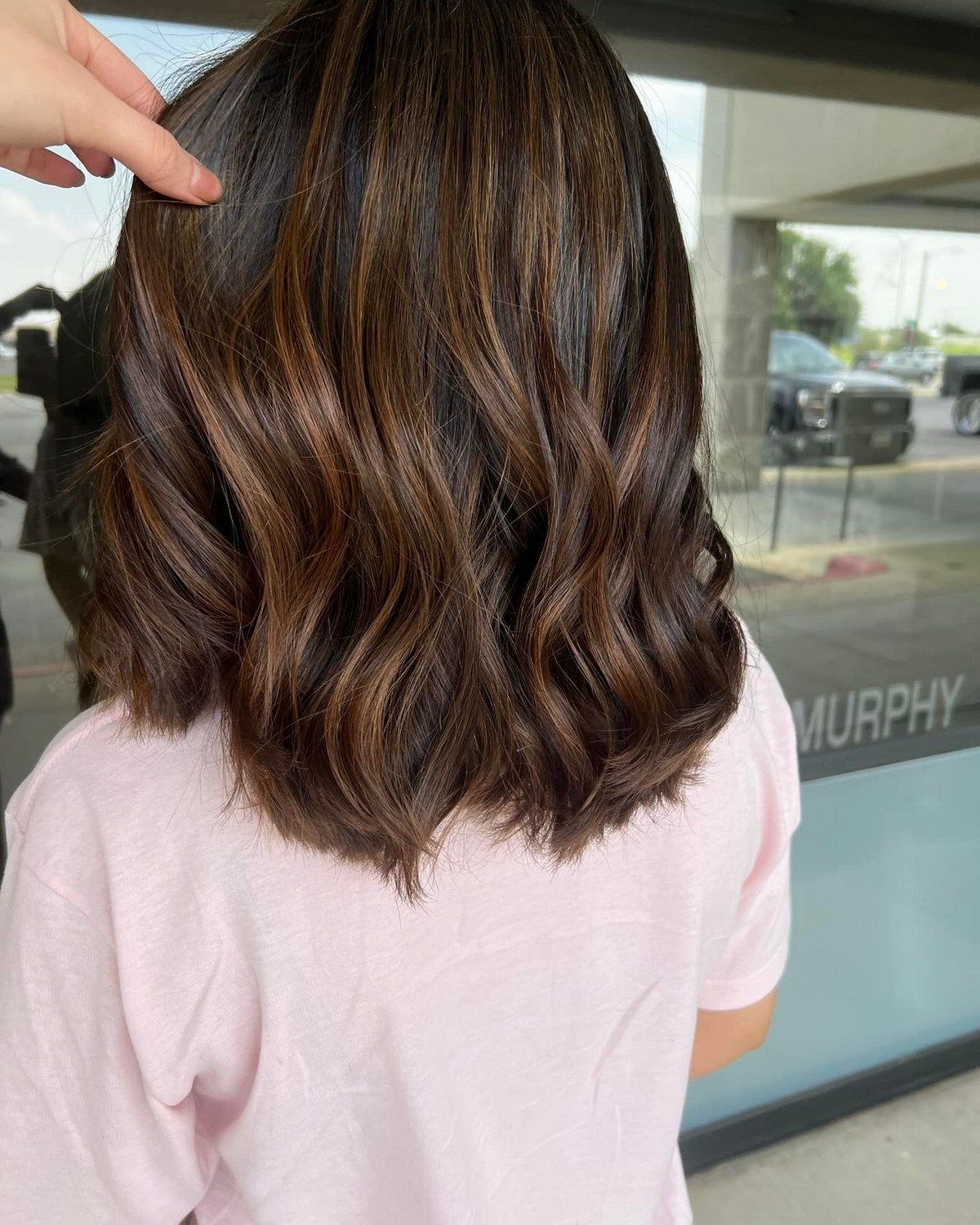 Dark Brown Hair With Chocolate Highlights