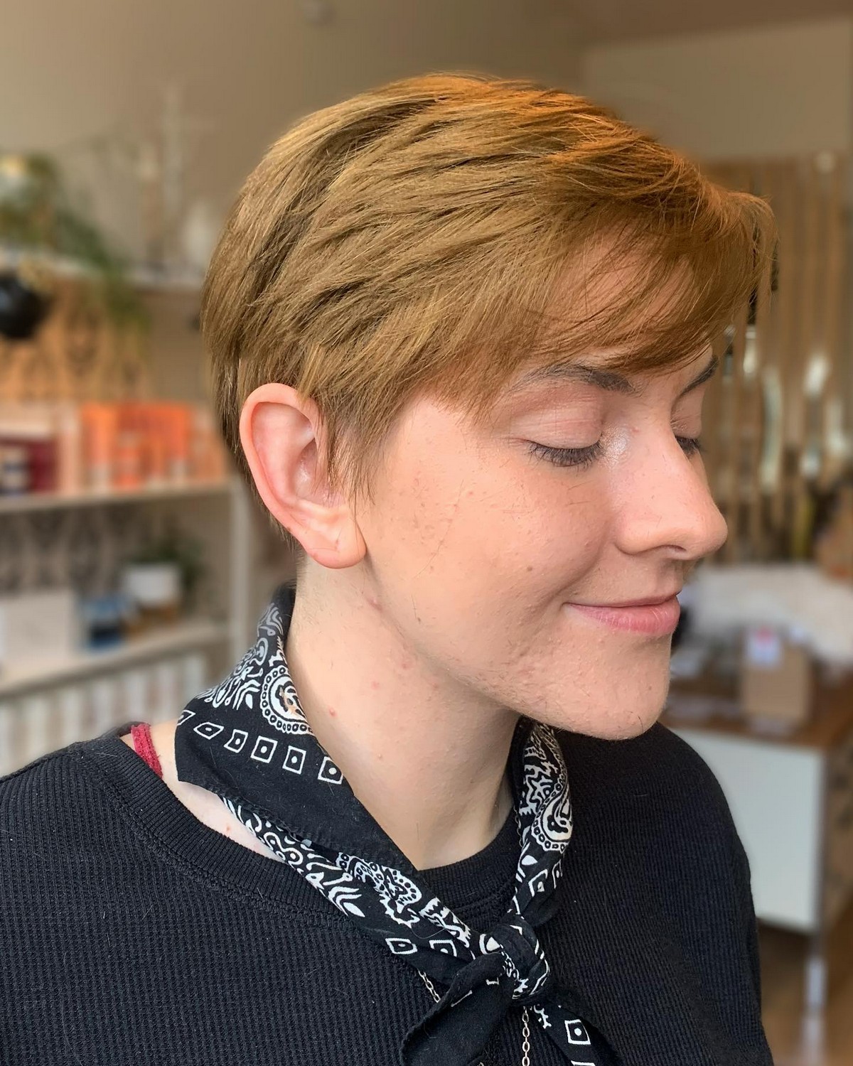 Layered Pixie Cut