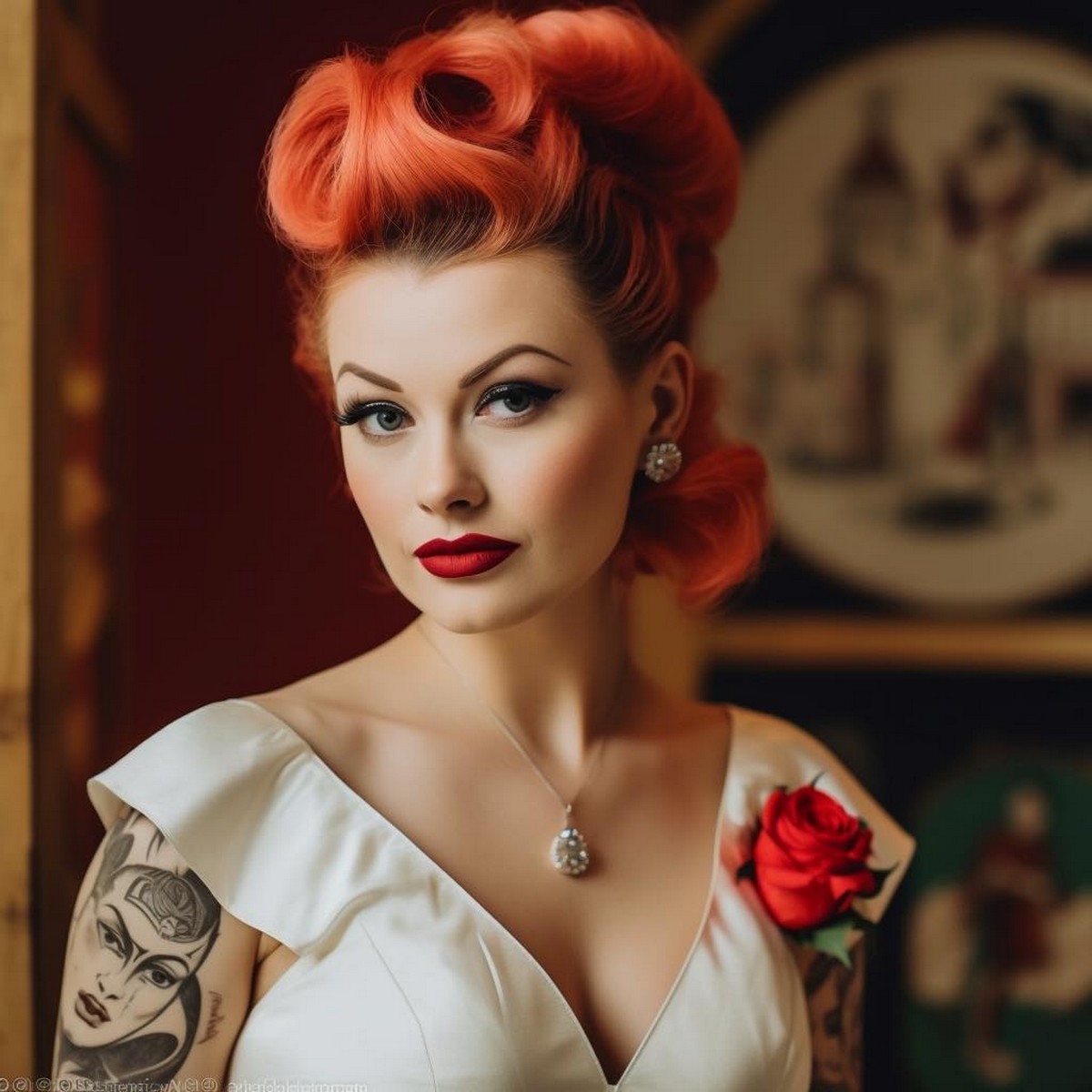 Vintage-Inspired Victory Rolls