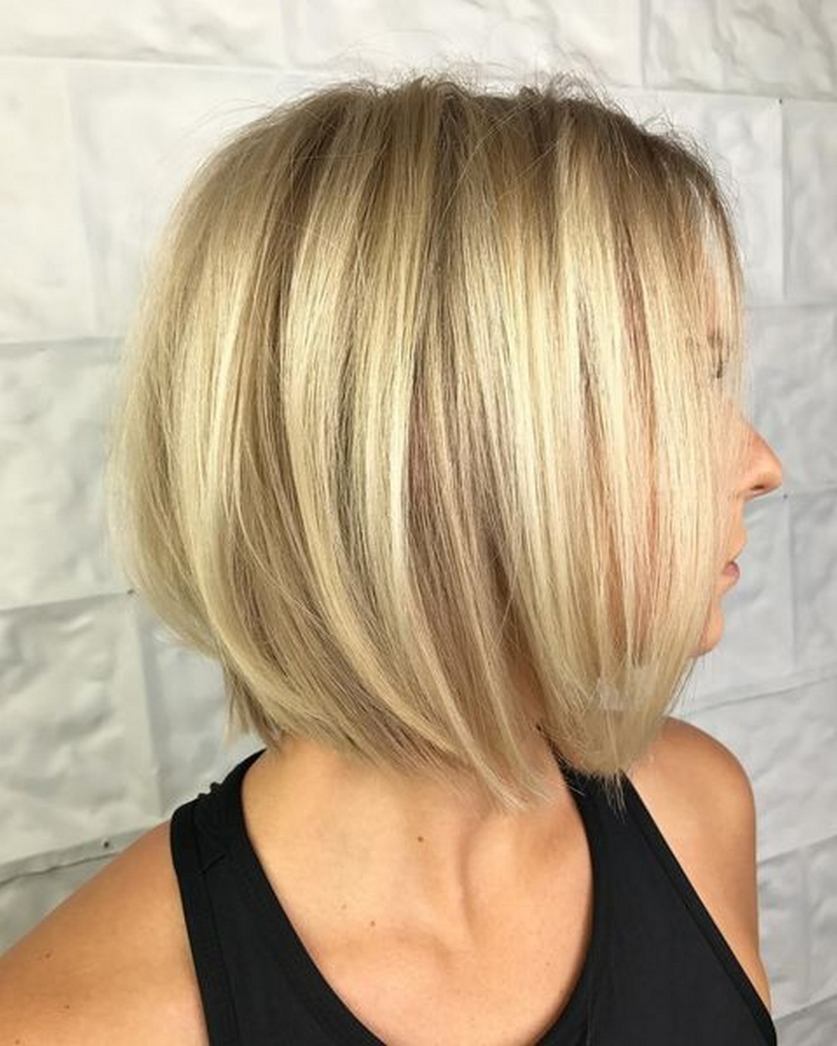 Layered Straight Bob