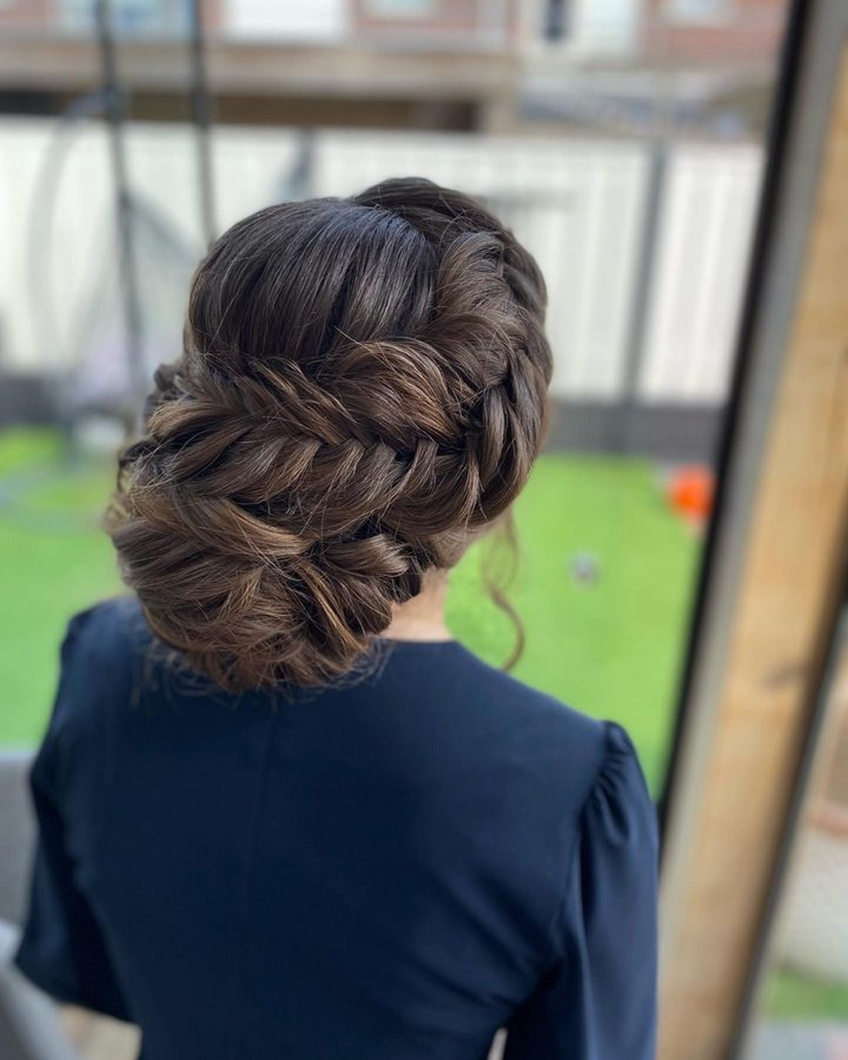 Loose Low Braided Bun