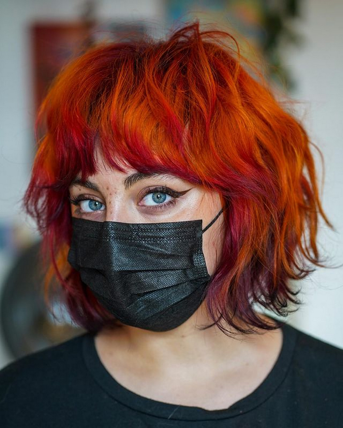 Radiant Red Cut with Choppy Layers