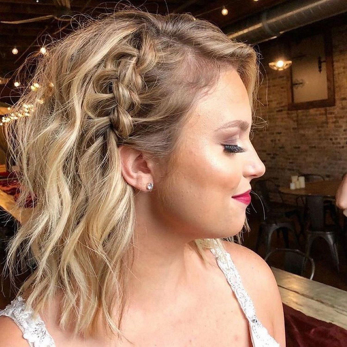 Side Swept Updo