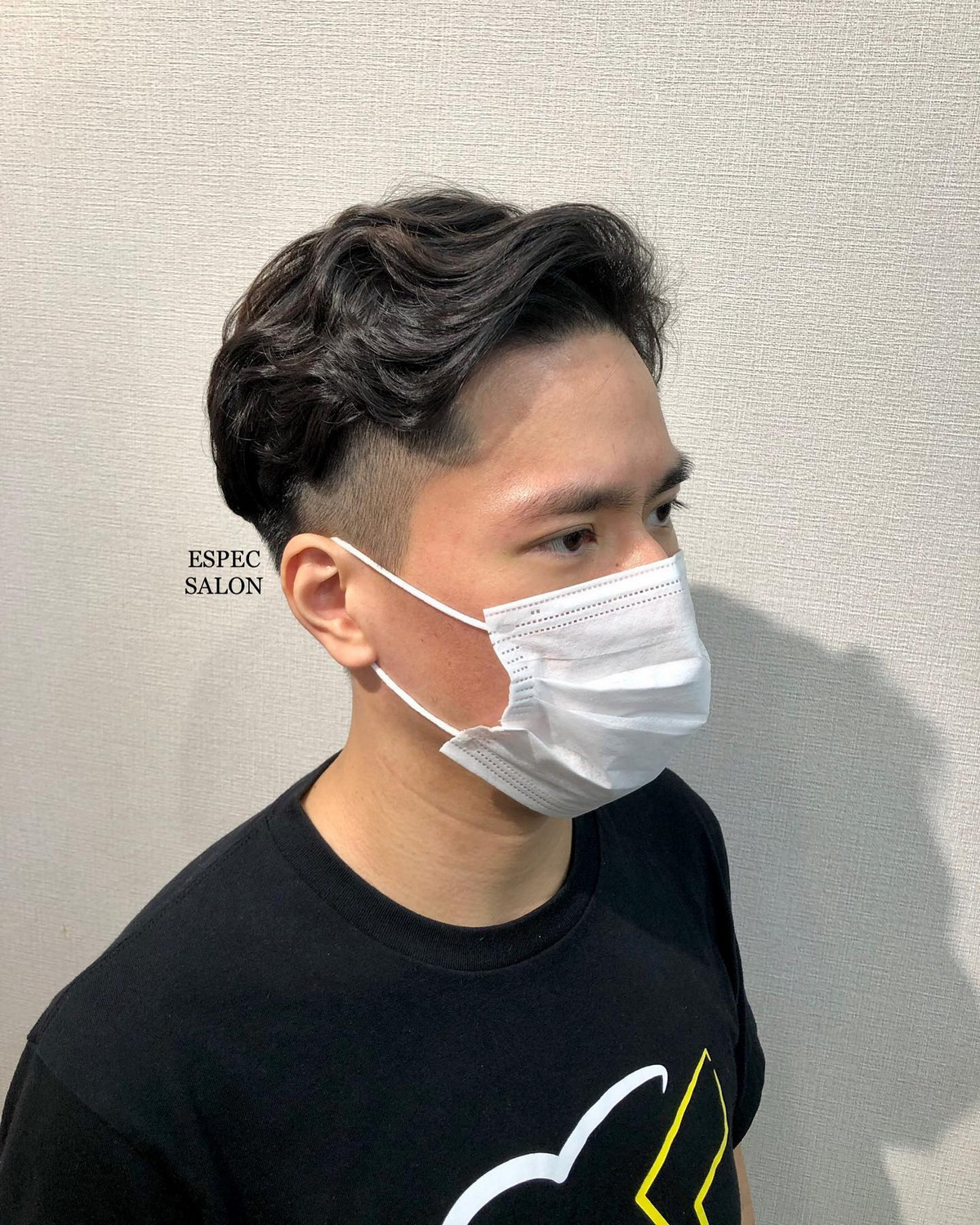 Undercut Perm Side Bangs