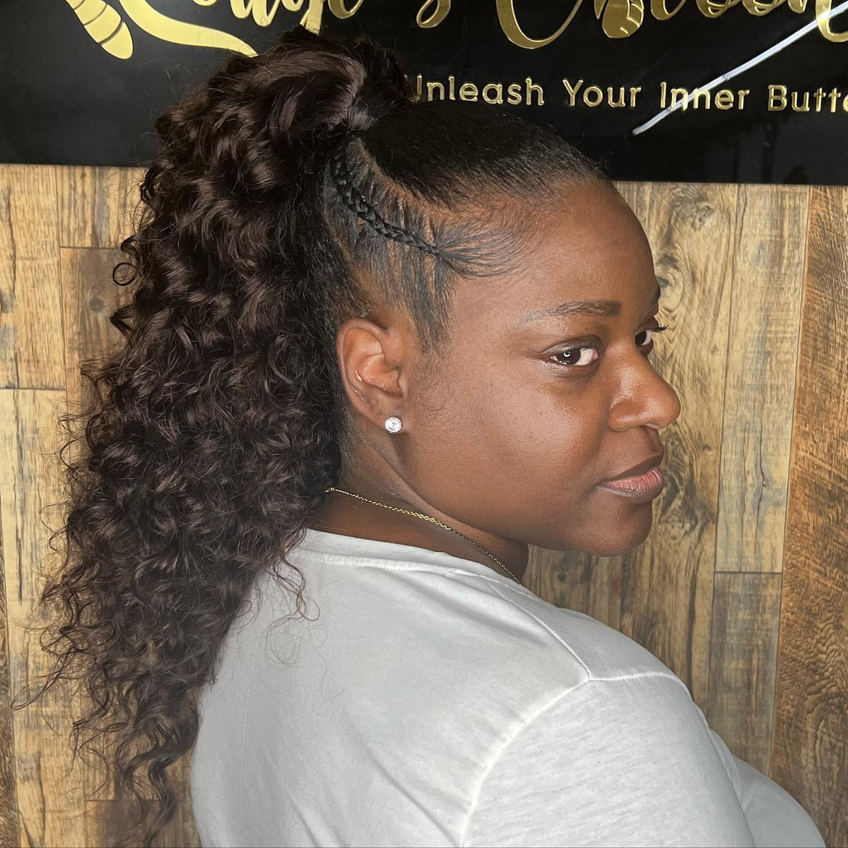 Curly High Ponytail