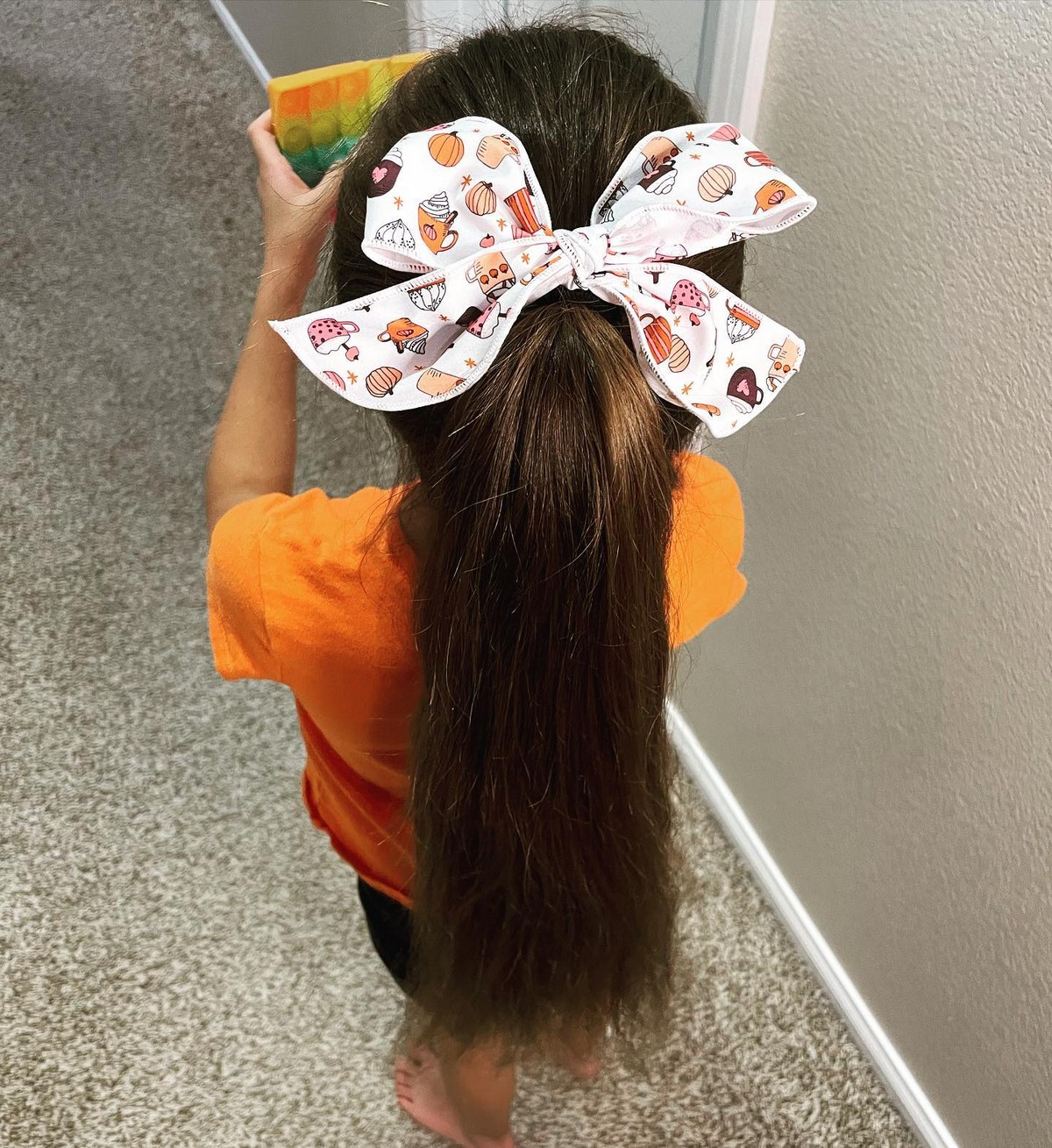 Sleek High Ponytail With A Bow