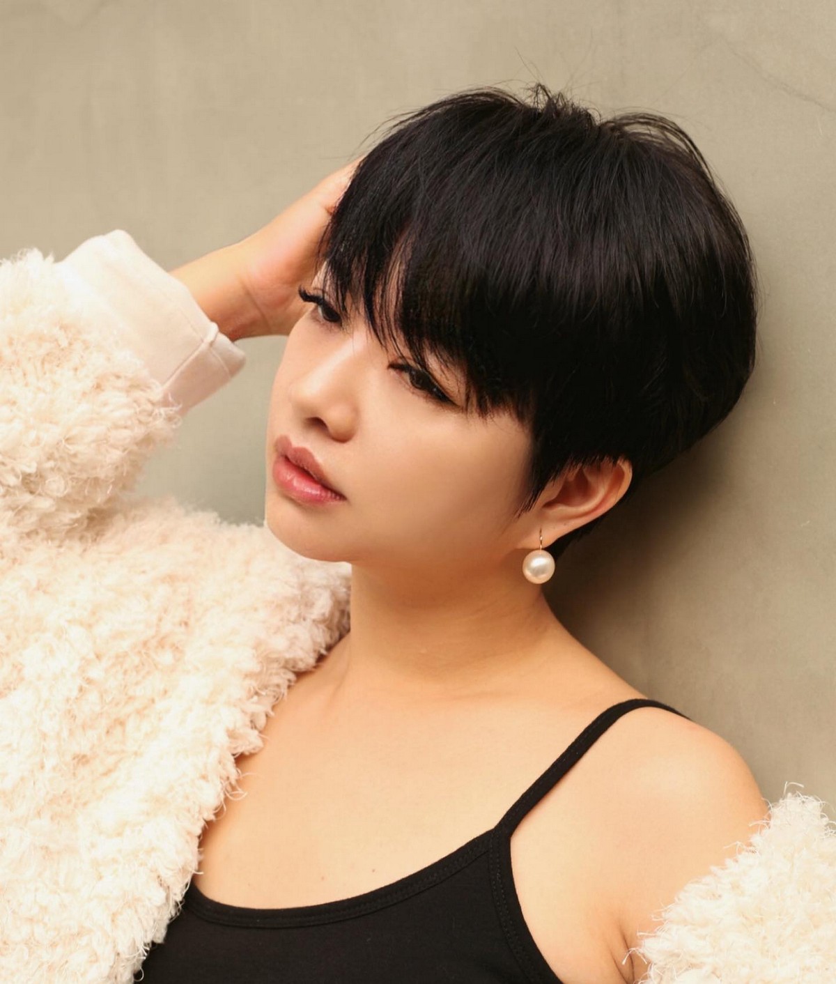 Long Pixie with Eye Skimming Bangs