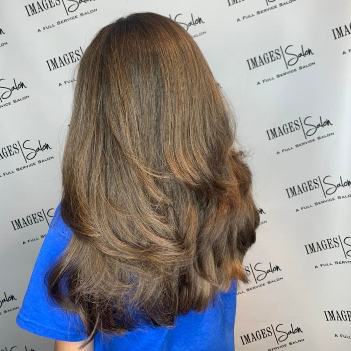 Medium Layers Of Straight, Thick Hair