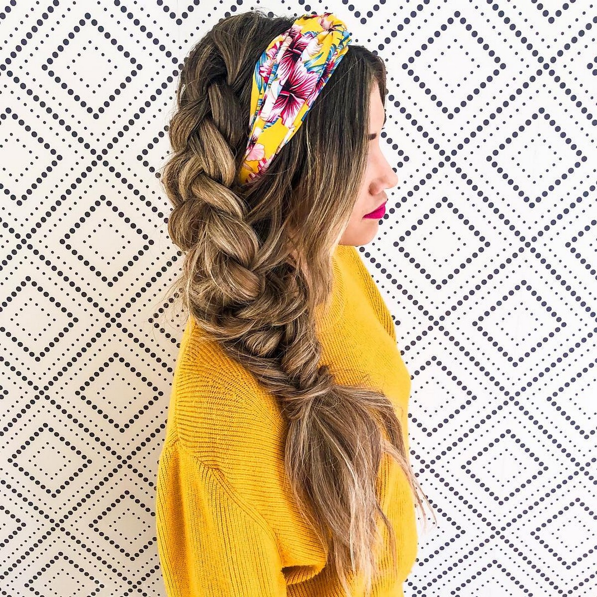 Headband & Side Dutch Braid