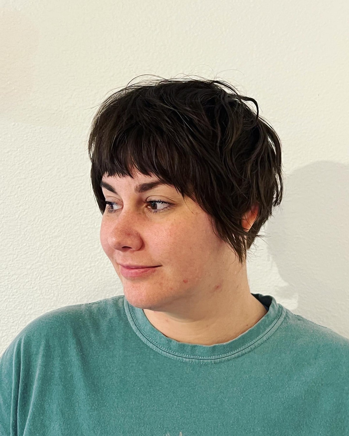 Long Layered Pixie