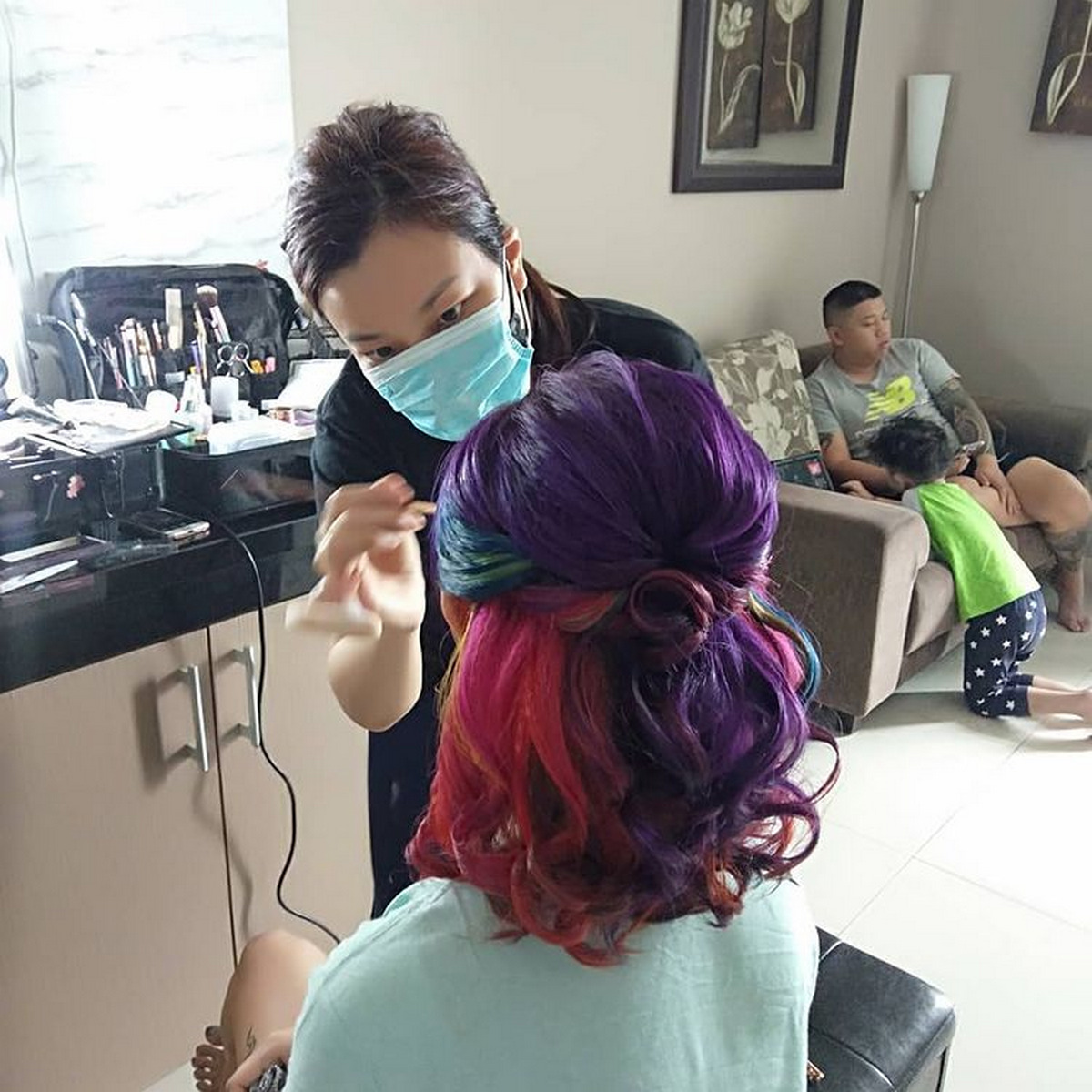 Rainbow Hairstyle