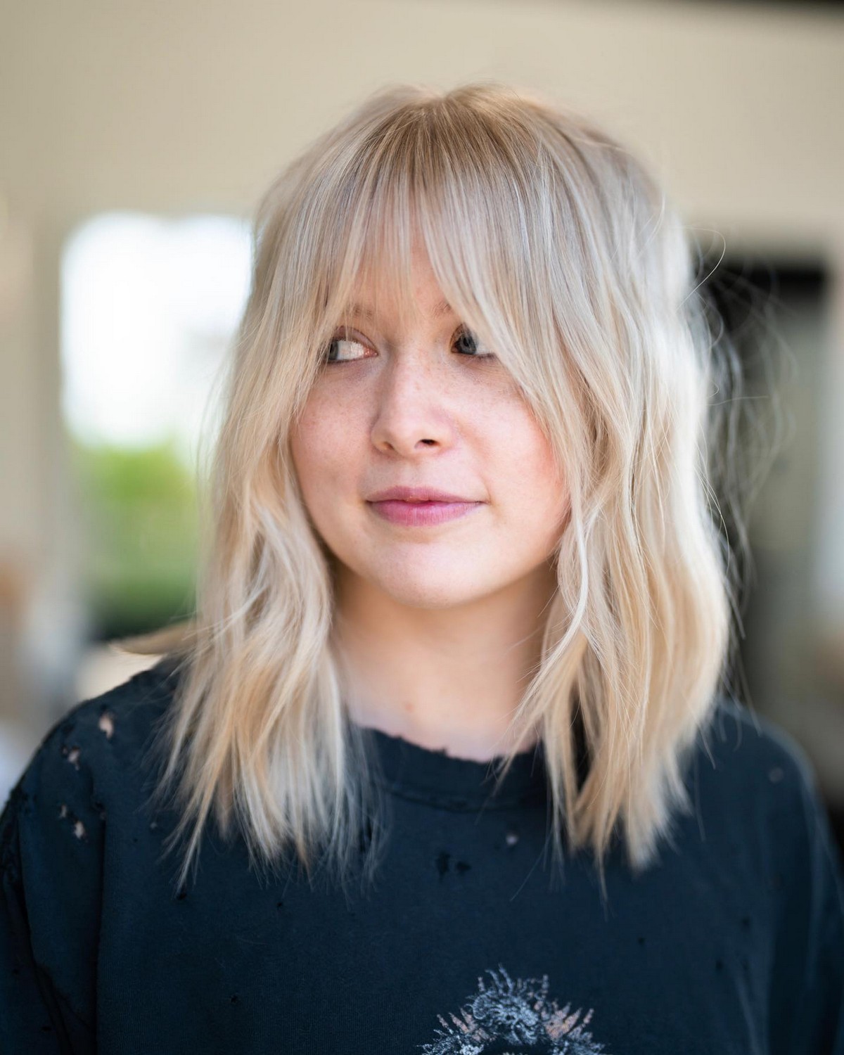 Soft Fringe for Diamond Faces