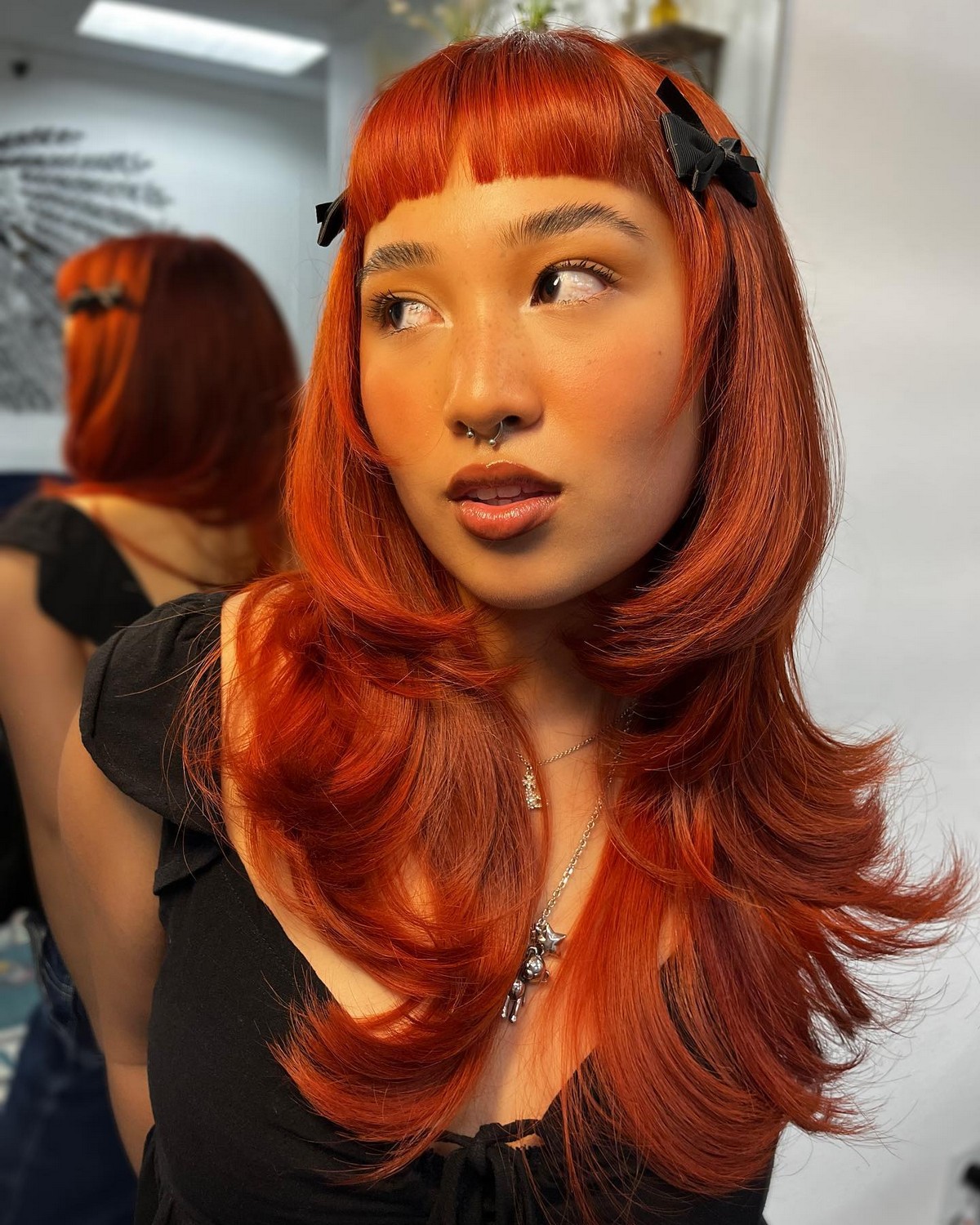 Baby Bangs And Face-framing Layers