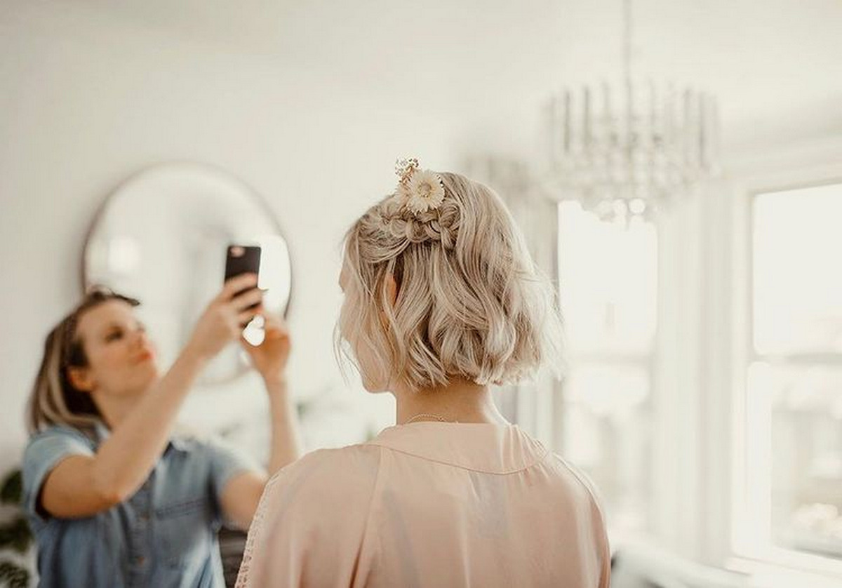 Dutch Braid Updo