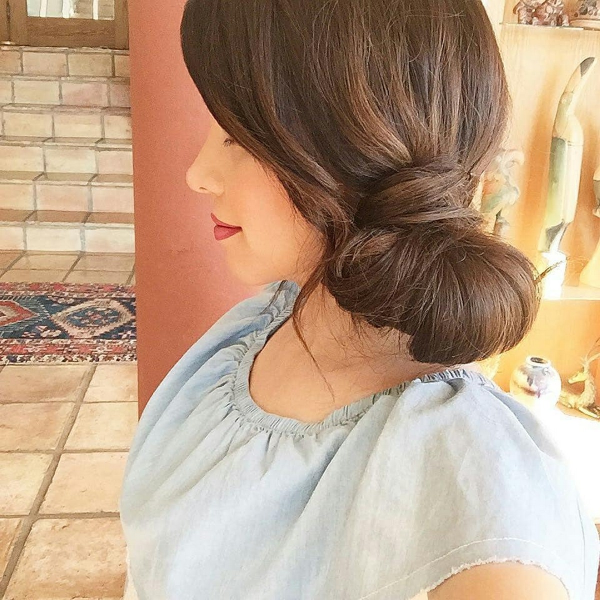 Side-Swept Chignon