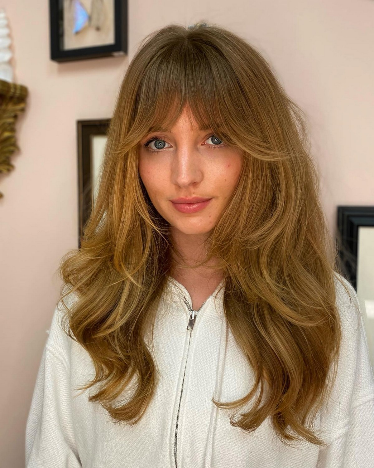 Brigitte Bardot Inspired Bangs And Long Layers