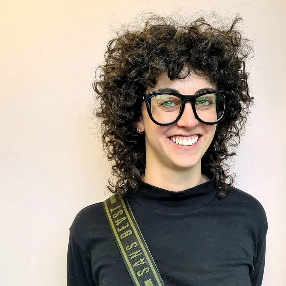 Curly Bob With Shag Cut