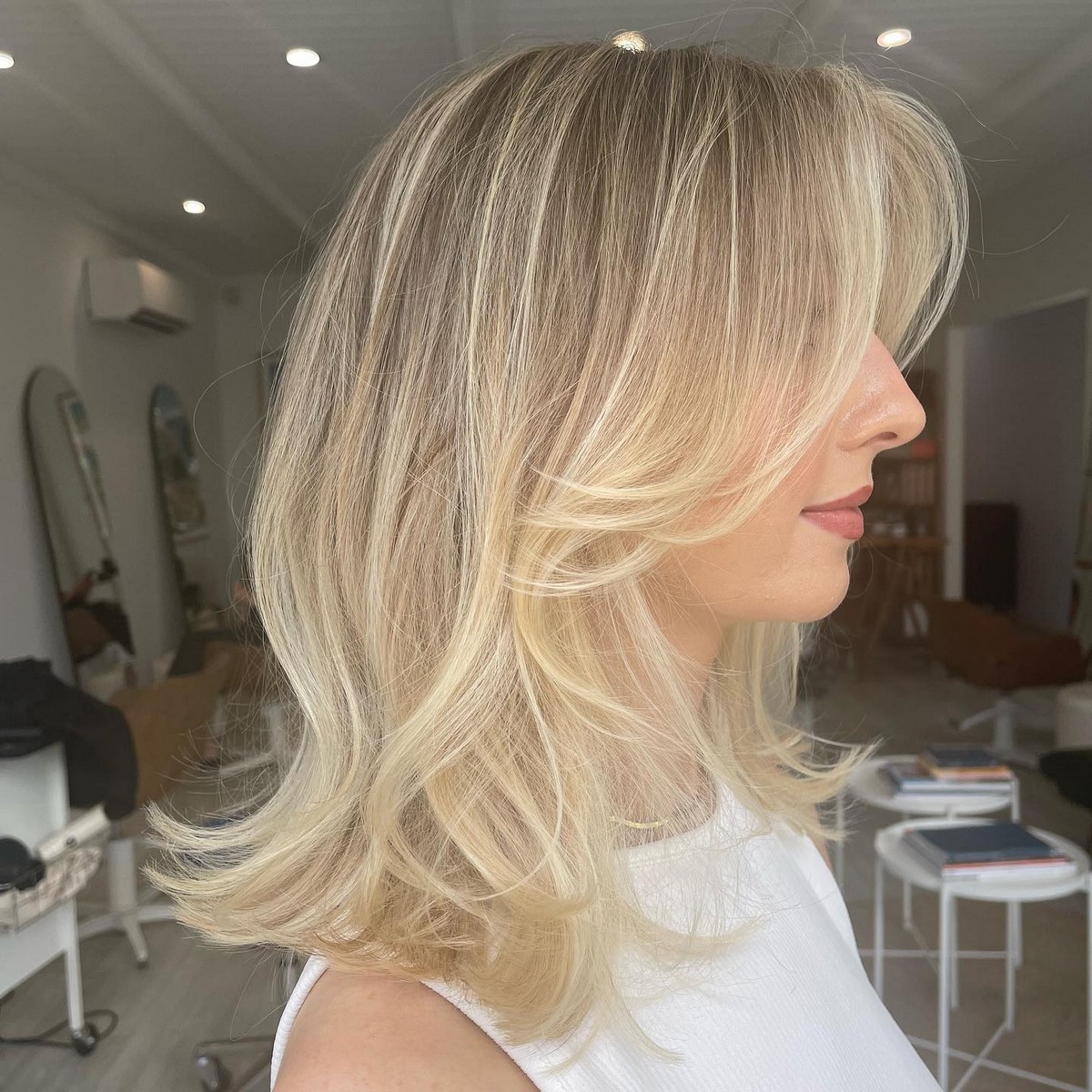 Midi-To-Long Cut With Feathered Layers