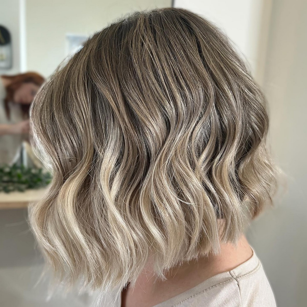 Short Blunt Bob With Waves