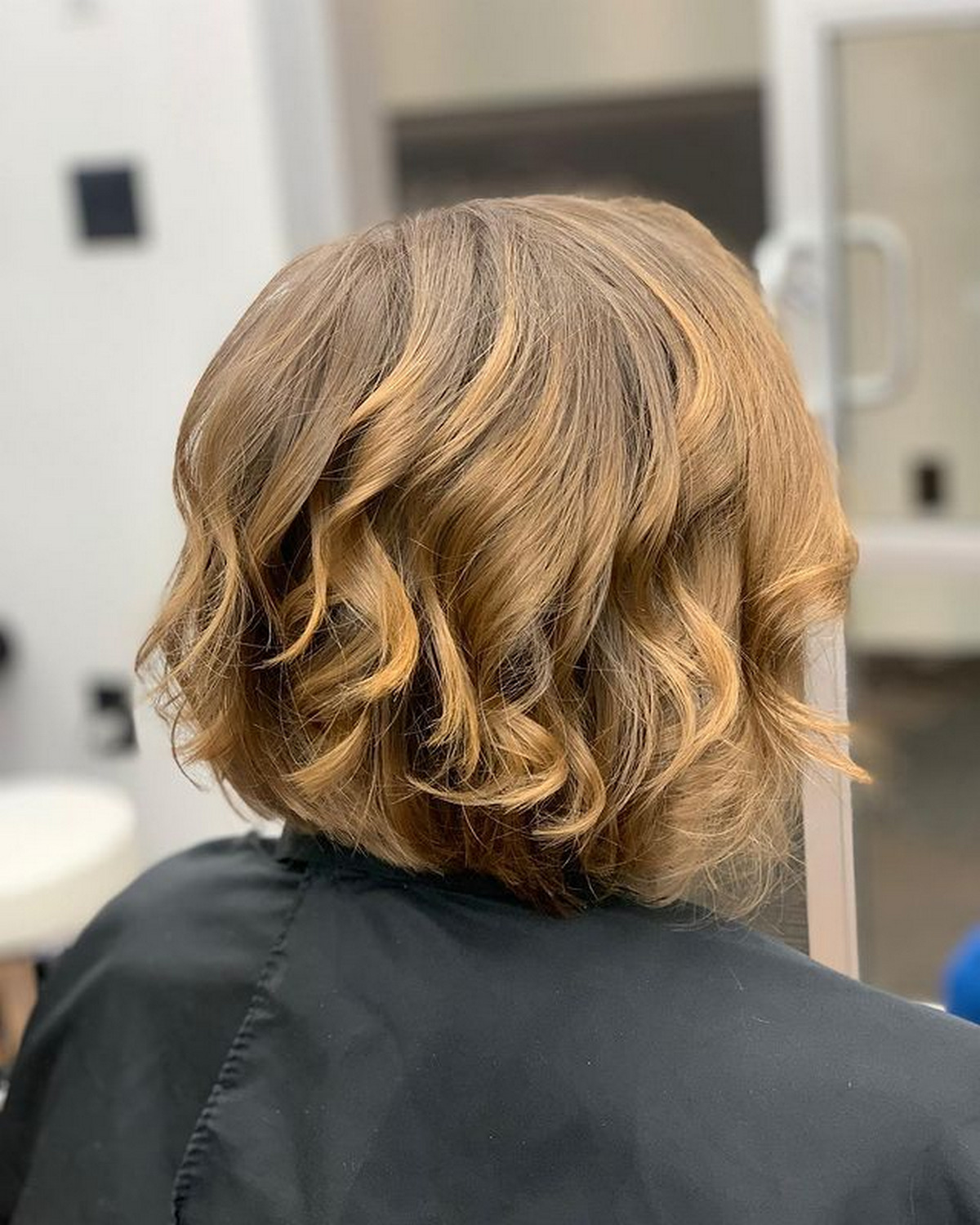 Tousled Curly Bob