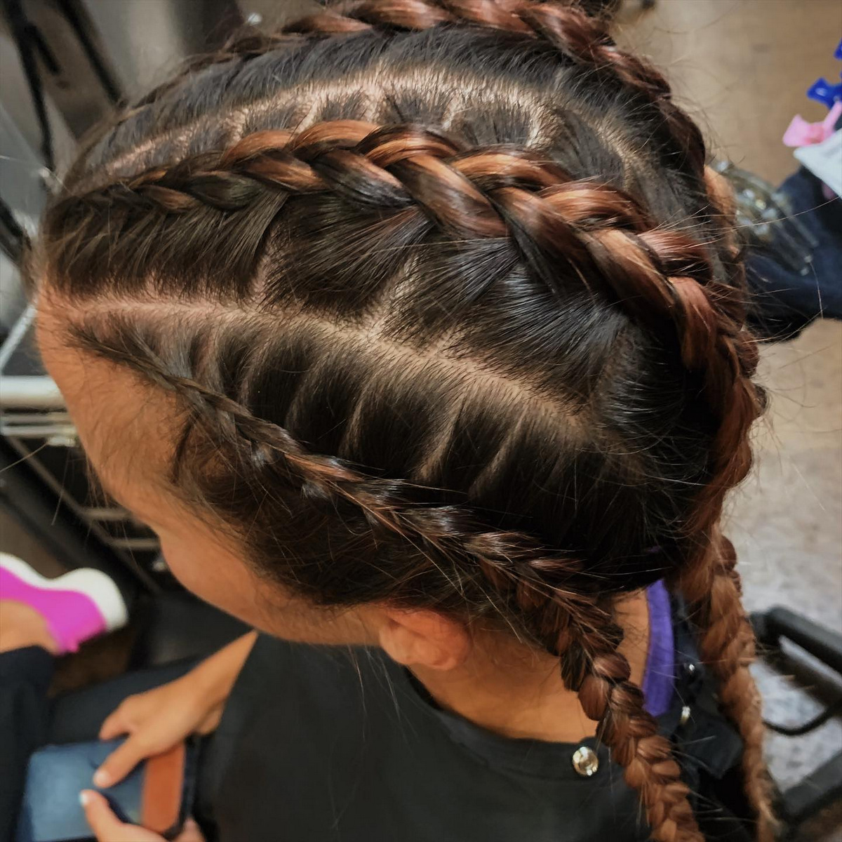 4 Lace Dutch Braids